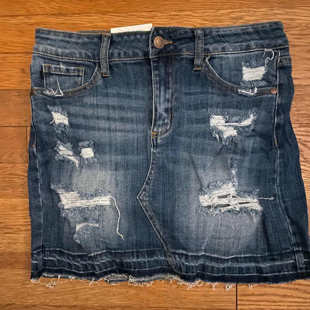 Judy Blue Jean Skirt